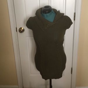 Olive Green Sweater Dress